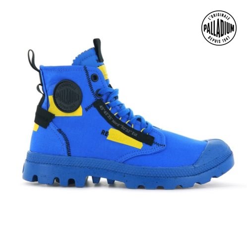 Palladium Pampa Hi Re-craft Laarzen Dames Blauw | NL 27QSAWC